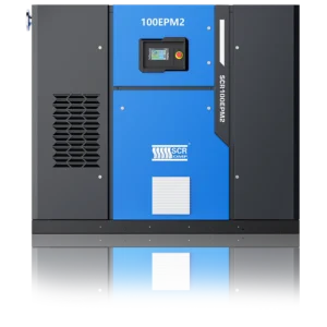 High-efficiency variable speed screw compressors