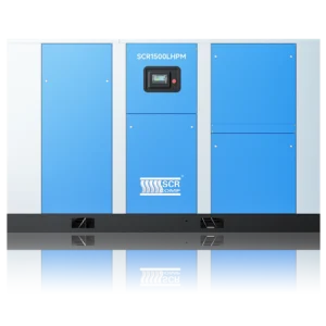 Two-stage low-pressure screw compressors