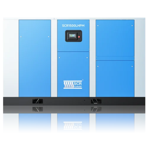 Two-stage low-pressure screw compressors